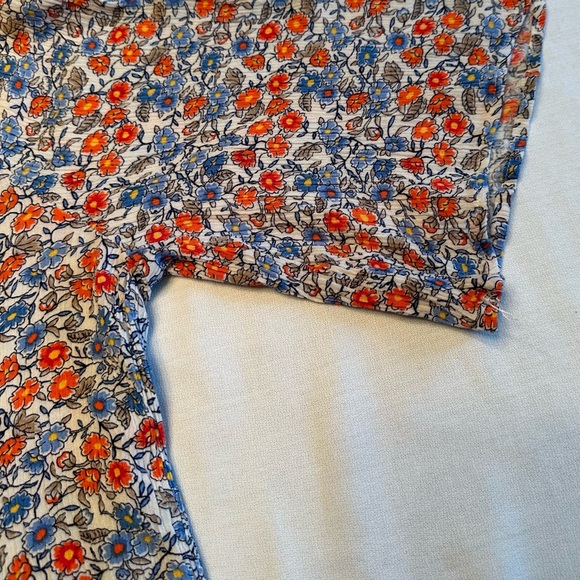 Democracy. Multicolored floral blouse. Worn once. - Picture 5 of 7